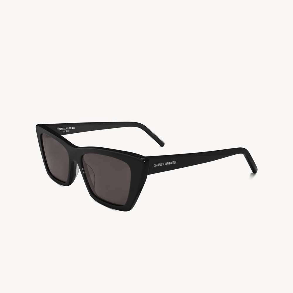 Saint Laurent Black Cat-Eye Sunglasses